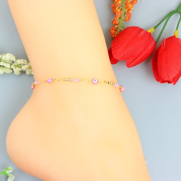 Handmade Anklet – A Stylish Choice for Women, Thoughtful Gift Idea, EVCH1868 - Picture 6 of 10